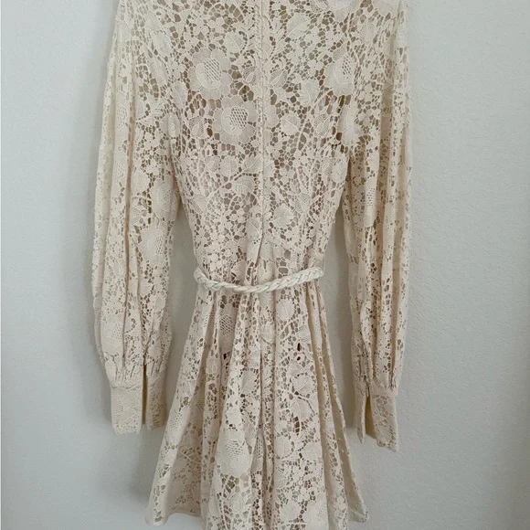 Zimmermann Cassia Elegant Cream Lace Dress BNWT -  threedaughtersproperties.com